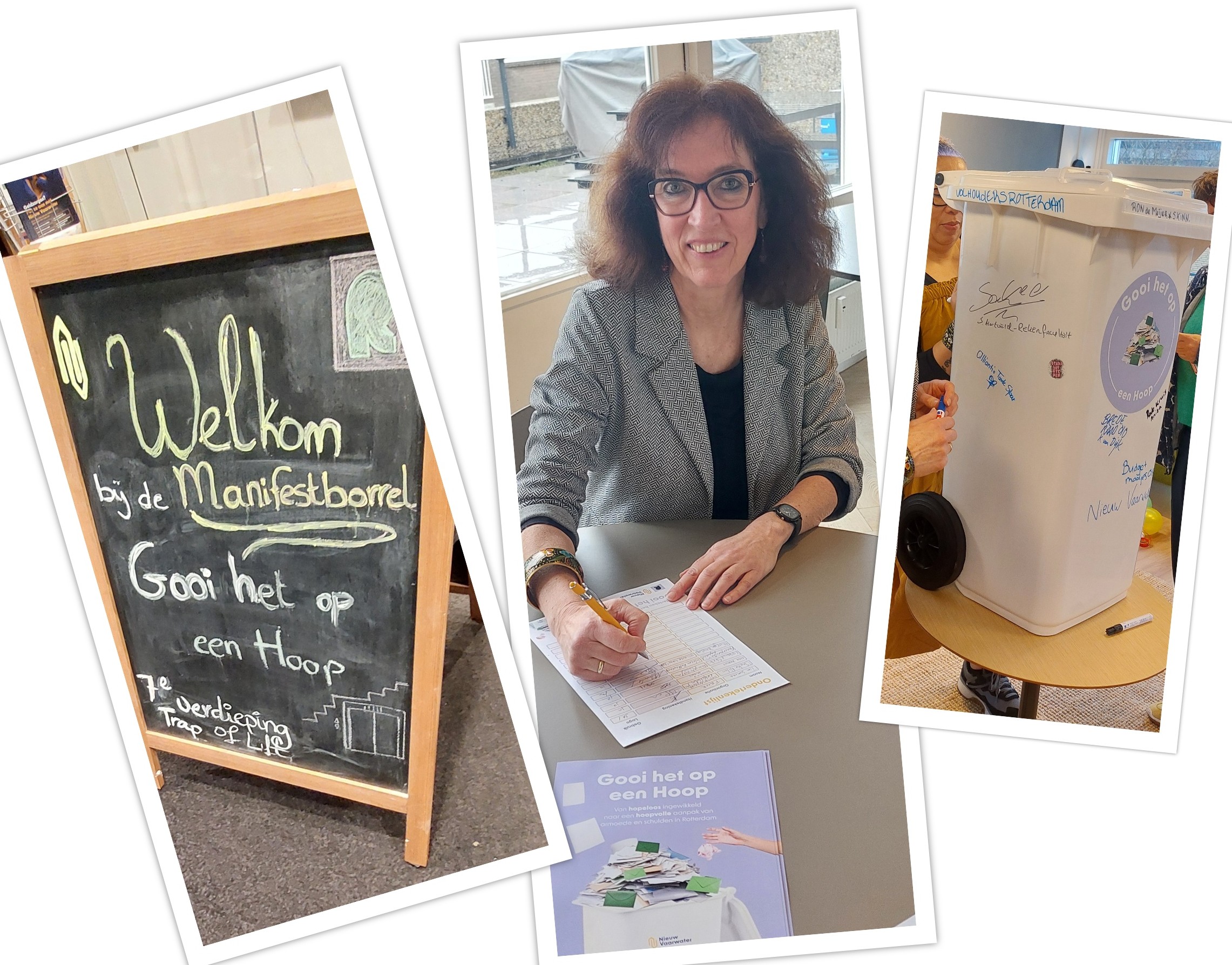 Alliantie Tante Sjaar ondertekent Manifest “Gooi het op een Hoop”